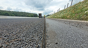 Nach dem Trockenschnitt direkt vergießen