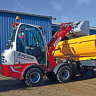 Die kompakten Pichon-Radlader kommen k&uuml;nftig von Mecalac