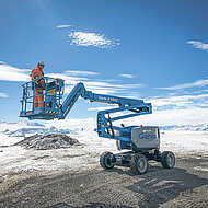 Genie: Arbeitsb&uuml;hne auf antarktischer Mission