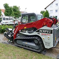 Takeuchi &ndash; Wilhelm Sch&auml;fer: Glasfaserkabelverlegung mit der Laderaupe