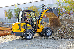 Mit effizienten Radladern Kosten und Emissionen senken