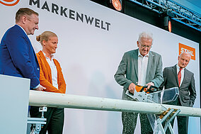 Eröffnung der Stihl Markenwelt mit Ministerpräsident Winfried Kretschmann