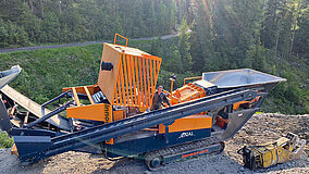 Ein langer Atem beim Brechen von Beton und Asphalt