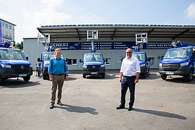 Beyer-Mietservice erweitert Mietflotte mit 20 neuen Lkw-Arbeitsbühnen