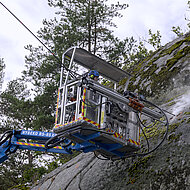 Genie: HYBEKO STELLT DIE EUROPAWEIT ERSTE CE-ARBEITSB&Uuml;HNE F&Uuml;R BER&Auml;UMUNGSARBEITEN AN FELSW&Auml;NDEN IN NORWEGEN VOR