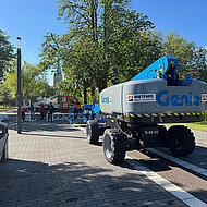 H&ouml;henzugangstechnik von HKL f&uuml;r Lichtinstallation &bdquo;Le Notti Spettacolari&ldquo; in Hamm