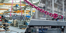 Schneller Lastanschlag dank werkzeugloser Montage und Demontage