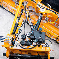 Stra&szlig;en-Schneepflug mit Auszeichnung