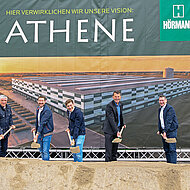Spatenstich des Holzclusters &raquo;Athene&laquo;