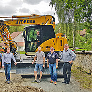Hydrema: Kronach ist stolzer Besitzer eines City-Baggers