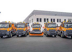 Mit 40 neuen &raquo;Arocs&laquo; den Winterdienst im Fokus