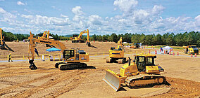 Lehnhoff auf den Komatsu Demo Days