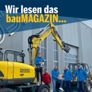 Aaron Roth (Dualer Student BWL Handel; v. li. n. re.), Tobias Kruppenbacher (Techn. Werkstattleiter), Lars Holzhey (Geschäftsführer), Jochen Schwab (Geschäftsführer), Ulrich Metz (Kaufm. Werkstattleiter) Schwab GmbH (Dettenheim)