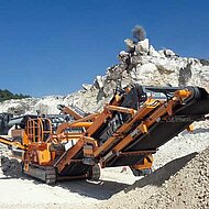 Rockster - der zuverl&auml;ssige Partner beim Stra&szlig;enbau im S&uuml;den der T&uuml;rkei - der Prallbrecher R1100S im Langzeiteinsatz.