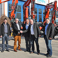 Folgenreicher Messeauftritt: Wolff & M&uuml;ller ordert acht Kubota-Kompaktbagger