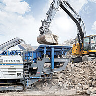 Betonrecycling mit Mobirex in Kalifornien