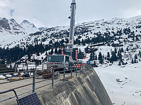 Tadano Demag: Einsatz vor hochalpiner Kulisse