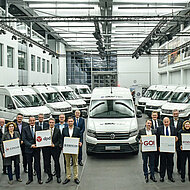 Volkswagen: Praxiseinsatz des Elektro-Transporters l&auml;uft an