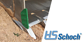 Seitenschutzschild für die Schaufel 