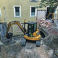 MB Crusher: R&uuml;ckbaueinsatz mitten in M&uuml;nchen