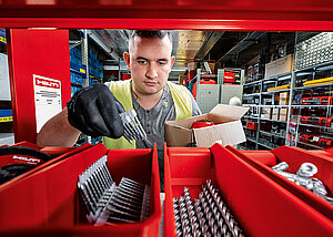 Hilti Consumables Management Solution (CMS): Vollautomatisierte Verbrauchsmaterialverwaltung