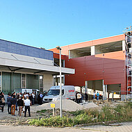 Richtfest f&uuml;r Hochregallager gefeiert