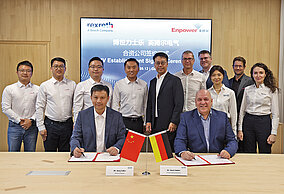 Bosch Rexroth und Zhuhai Enpower Electric planen Joint Venture für Off-Highway-Elektrifizierung