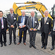 Komatsu Europe feiert Geburtstag