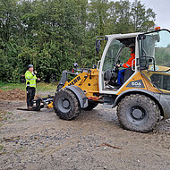 Erste Schritte mit der Baumaschine 