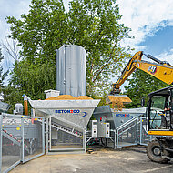 Frischbeton und Baustoffe auf Knopfdruck