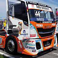 Case sponsert Team bei der &raquo;FIA Truck Racing Meisterschaft 2019&laquo;
