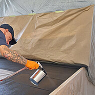 Robuste Anti-Rutsch-Beschichtung mit dem Oberfl&auml;chenschutz kLine Bodyguard Grip