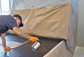 Robuste Anti-Rutsch-Beschichtung mit dem Oberflächenschutz kLine Bodyguard Grip