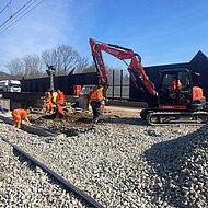 Maschinenvielfalt für die Infrastruktur