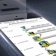Ammann App: Mehr als eine H&auml;ndlersuche
