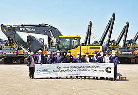 Von Darlington nach Südkorea – Cummins baut 1 500 000. Mittelklassemotor in Nordengland