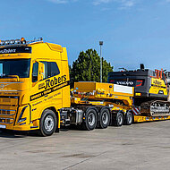 ES-GE Nutzfahrzeuge: Neuen Tiefbettauflieger mit Dolly ausgeliefert