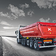 K&auml;ssbohrer: Neuer 2-Achs-Kipper r&uuml;ckt die Lastverteilung ins Blickfeld