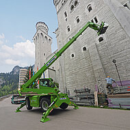 HKL &ndash; Merlo: M&auml;rchenhafter Einsatz  f&uuml;r Teleskopmaschine