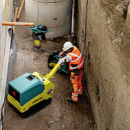 Saubere Verdichtung in der Tiefe