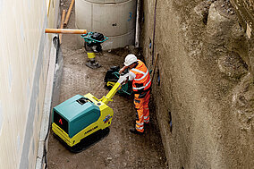Saubere Verdichtung in der Tiefe