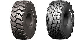 »Traction«-Reifen für Lader und Dozer 