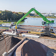 Krananlagen werden durch Umschlagbagger ersetzt