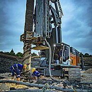Liebherr: Bohreinsatz f&uuml;r die Umwelt