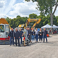 H&auml;ndler Erwentraut mit voller Kraft&nbsp;auf der Tecland in Hamm