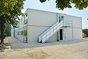 ELA Container: Raumlösungen ersetzen übergangsweise Lehr- und Lernräume