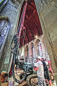 Klemm: Ungewöhnliche Umgebung für ein Bohrgerät in Belgien