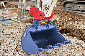 Lehnhoff: Doppelt verriegelt sicher baggern im GaLaBau