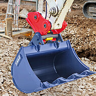 Lehnhoff: Doppelt verriegelt sicher baggern im GaLaBau