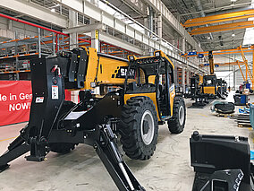 Sany fertigt in Deutschland Teleskoplader für die USA